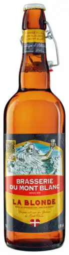 Auchan Mont blanc bière blonde mont blanc offre