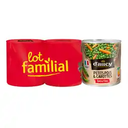 Auchan Supermarché D'aucy petits pois et carottes extra fins d'aucy offre
