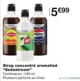 Monoprix Sodastream Sirop concentré aromatisé offre