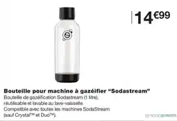Monoprix Sodastream Bouteille pour machine à gazéifier offre