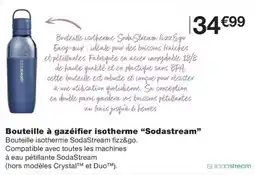 Monoprix Sodastream Bouteille à gazéifier isotherme offre