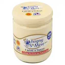 Auchan Supermarché Isigny ste mere crème fraîche de normandie isigny ste mère aop offre