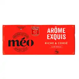 Auchan Supermarché Meo café moulu arôme exquis méo offre