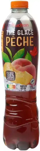 Auchan Supermarché Auchan boisson au thé pêche auchan offre