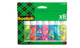 Auchan Supermarché Scotch lot de 8 batons de colle 8g scotch offre