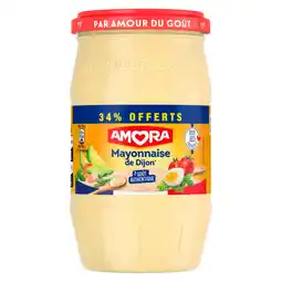 Auchan Supermarché Amora mayonnaise de dijon amora offre