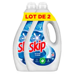 Auchan Supermarché Skip lessive liquide active clean skip offre