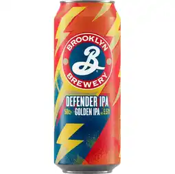 Auchan Supermarché Brooklyn bière defender ipa brooklyn offre