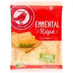 Auchan Supermarché Auchan emmental râpé auchan offre