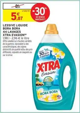 Intermarché X-tra - lessive liquide bora bora 44 lavages offre