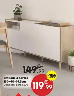 Maxi Bazar Enfilade 3 portes offre