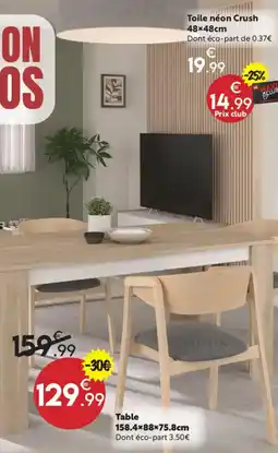 Maxi Bazar ONOS Table offre