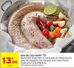 Intermarché Dos de lieu noir offre
