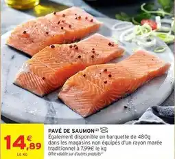 Intermarché Pavé de saumon offre