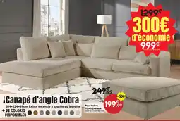 Maxi Bazar Canapé d'angle offre