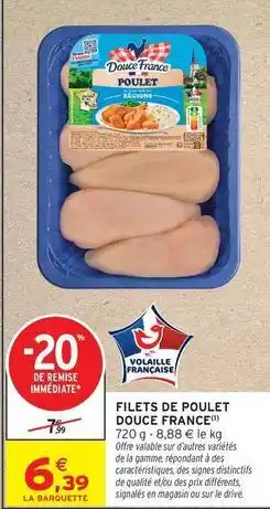 Intermarché Signal - filets de poulet offre