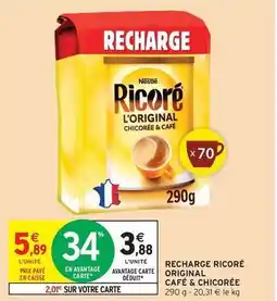 Intermarché Nestlé - recharge ricore original offre