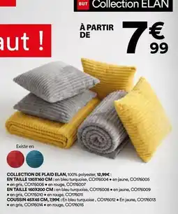 BUT Collection de plaid elan offre