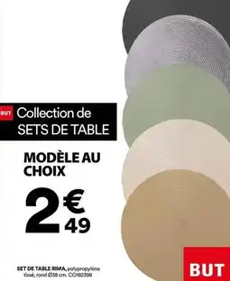 BUT Set de table rima, polypropyl offre