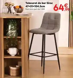 Maxi Bazar Sirac Tabouret de bar offre