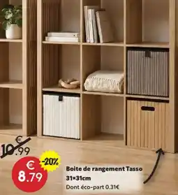 Maxi Bazar Tasso Boite de rangement offre