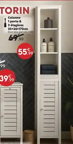Maxi Bazar Colonne 1 porte & 3 étagères offre