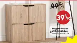 Maxi Bazar Etagère 4 cases offre