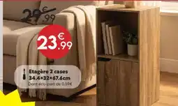 Maxi Bazar Etagère 2 cases offre