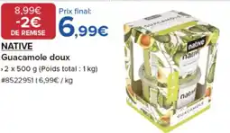 Costco native Guacamole doux offre