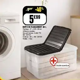 La Foir'Fouille BOÎTE DE RANGEMENT offre