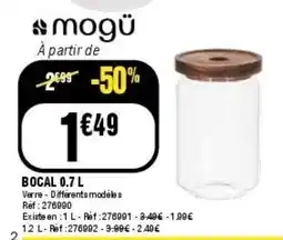 La Foir'Fouille Mogü bocal offre