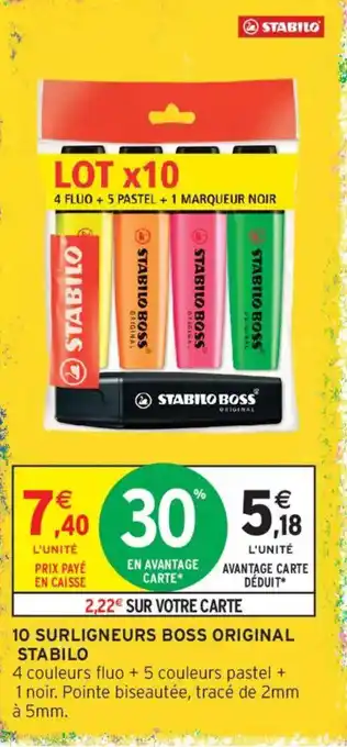 STABILO SURLIGNEURS BOSS ORIGINAL