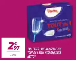 Netto Ferrio Tablettes lave-vaisselle offre