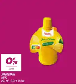 Netto Sauce Citron offre