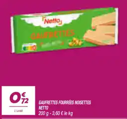 Netto Netto Gaufrettes offre