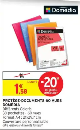 Intermarché Domédia PROTÈGE-DOCUMENTS offre