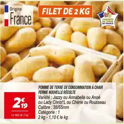 Netto POMMES DE TERRE offre