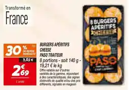 Netto PASO BURGERS APÉRITIFS offre