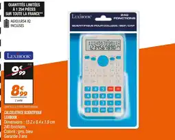 Netto LEXIBOOK CALCULATRICE SCIENTIFIQUE offre