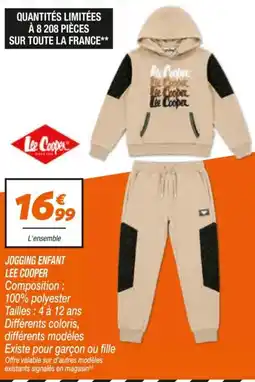 Netto LEE COOPER JOGGING ENFANT offre