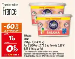 Netto Blini Tarama offre