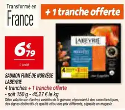 Netto LABEYRIE SAUMON FUMÉ DE NORVÈGE offre