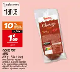 Netto Heinrich Chorizo offre