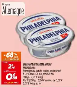 Netto PHILADELPHIA fromage au lait de vache pasteurisé offre