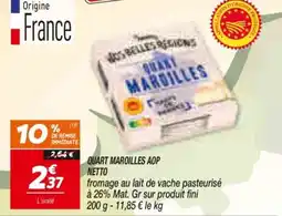Netto QUART MAROILLES AOP offre
