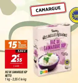 Netto Savory Riz de Camargue IGP offre