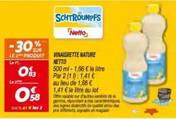 Netto Netto Vinaigrette Nature offre