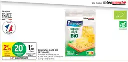 Intermarché Pâturages Emmental Râpé Bio offre