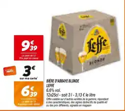 Netto Leffe Bière d'abbaye blonde offre