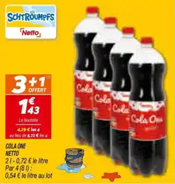 Netto Cola One Netto offre